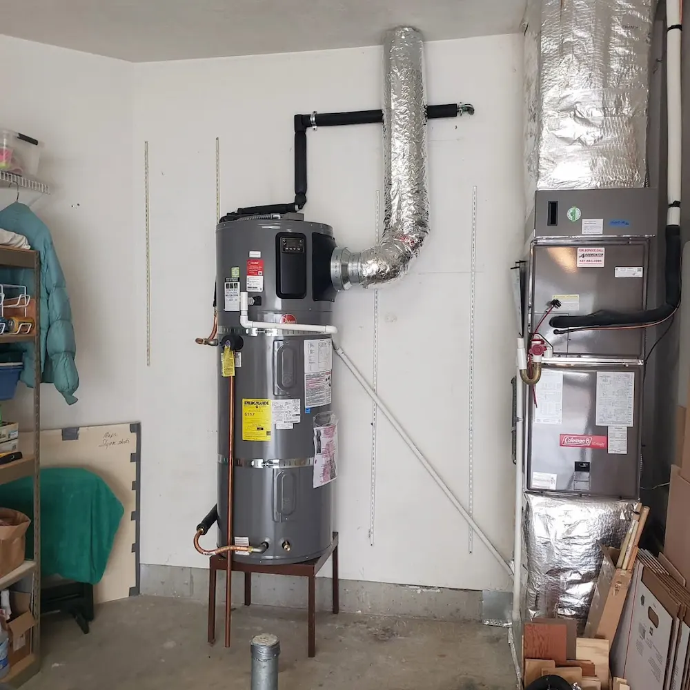 Heat pump water heater serviced in a Warwick Township home near Lititz, PA